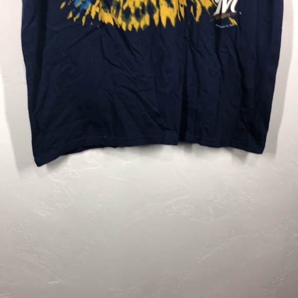 MLB Milwaukee Brewers blue tee size large - Picture 4 of 7